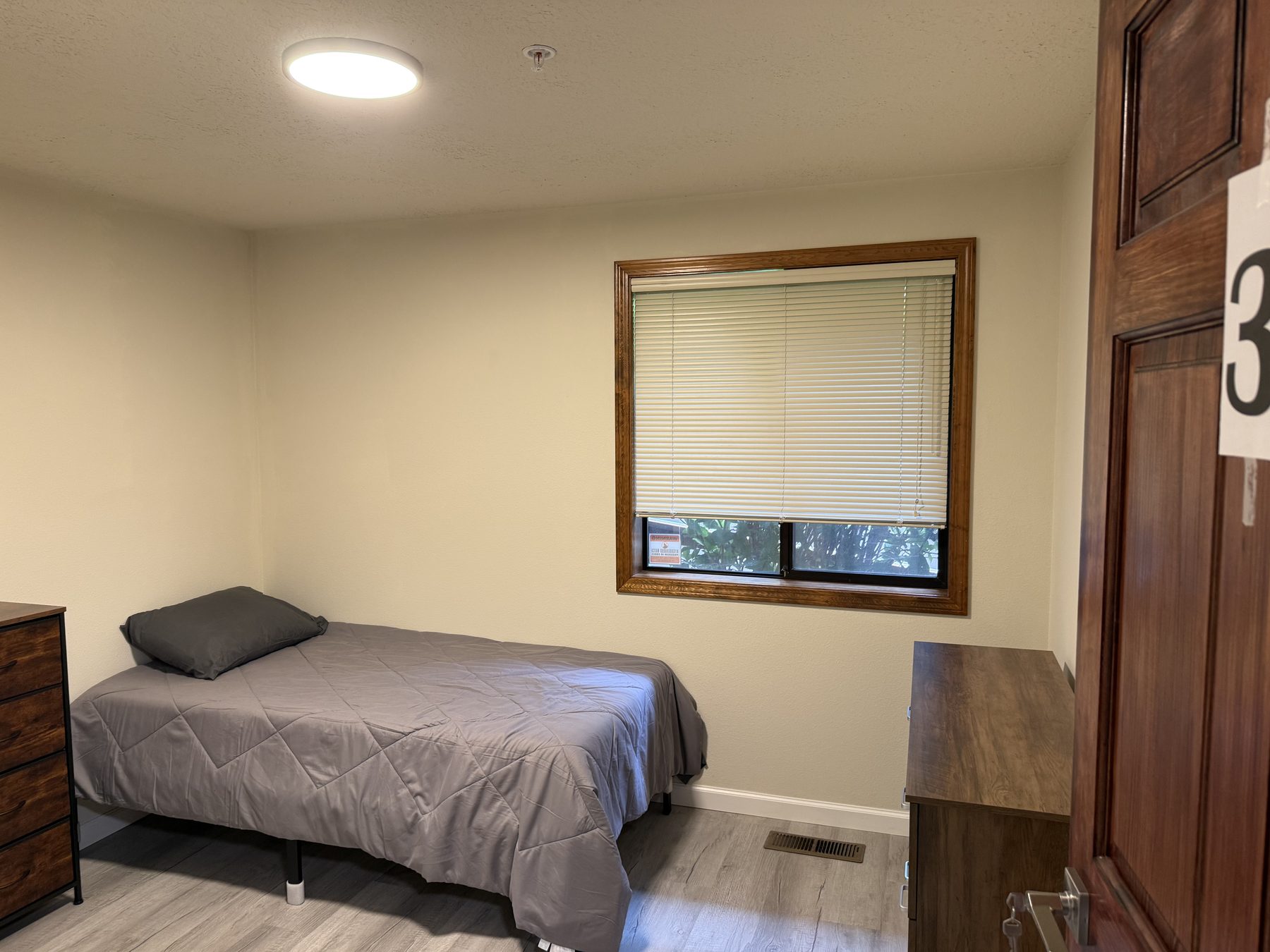 Private bedroom with dresser