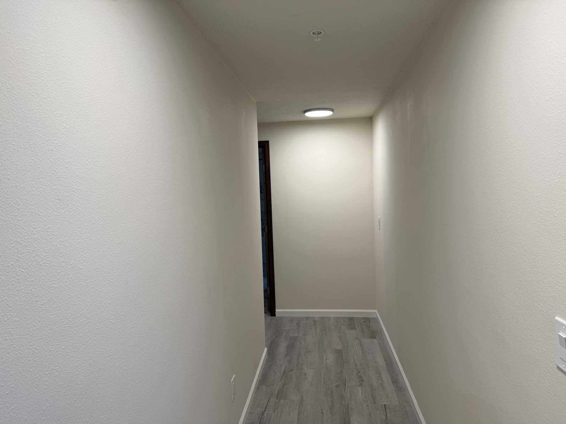 Quiet interior hallway